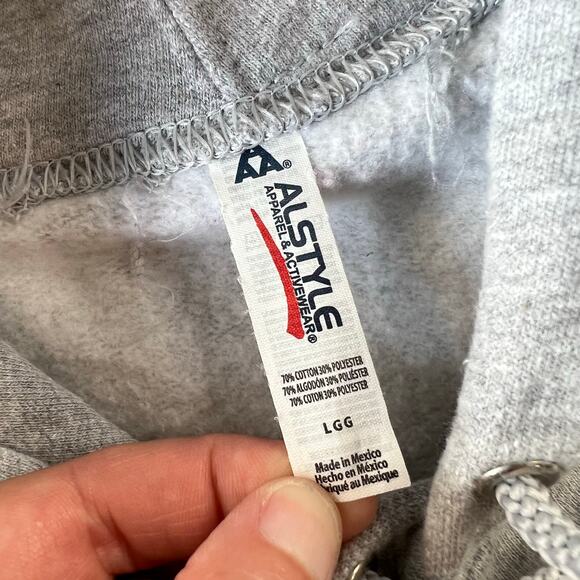 Trump 2020 Keep America Great Gray hooded sweatshirt men’s size Large AAA Tag - Picture 3 of 5